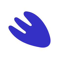 Vector abstract shape. Modern blot. Abstract clip art.