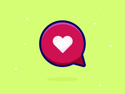 Like Instagram Vector Icon Phone App Conect
Post Yes Message Bubble Balloon Red Green