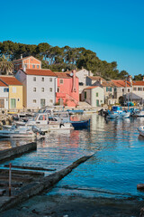 Fototapeta na wymiar view of the fisherman village in croatia
