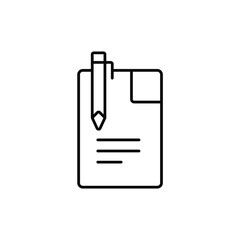 Document icons  symbol vector elements for infographic web
