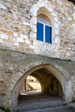 Maison des templiers (templars' house) in Beaulieu les Loches, medieval building, Touraine, France
