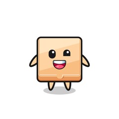 illustration of an pizza box character with awkward poses