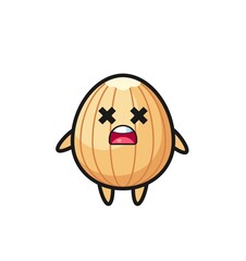 the dead almond mascot character