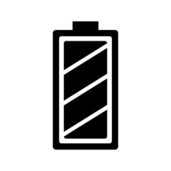 Battery Icon Vector Illustration. Flat Style Vector Illustration