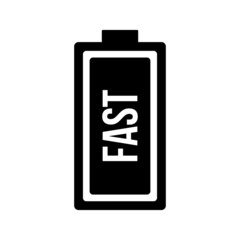 Battery Icon Vector Illustration. Flat Style Vector Illustration