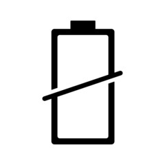 Battery Icon Vector Illustration. Flat Style Vector Illustration