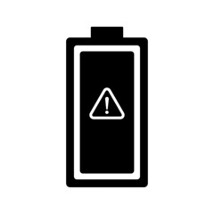 Battery Icon Vector Illustration. Flat Style Vector Illustration