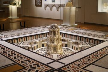 Islamic Architecture Display in Museum