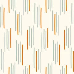 Washable Wallpaper Murals Pastel Natural chic boho stripe seamless pattern in ditzy style. Hand drawn organic fashion print. Modern summer nature ticking in trendy vintage country cottagecore color. 