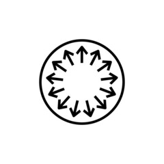 capacity icon vector design templates