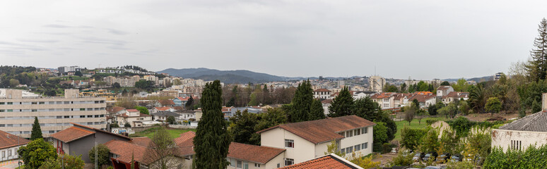 Fototapeta na wymiar Braga panoramic view, Portugal
