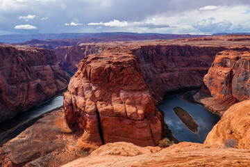 Horseshoe bend, Grand Canyon, hiking in the mountains