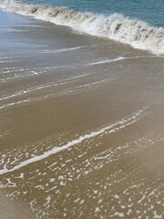 waves on the beach