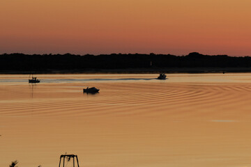 Sonnenuntergang in El Rompido Huelva Spanien