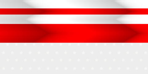 Red and white background