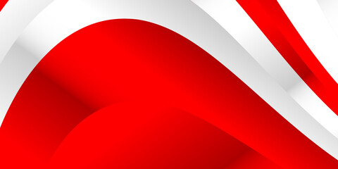 Abstract red and white background with star