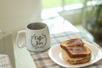Desayuno por la mañana