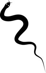 Snake icon vector illustration on white background..eps