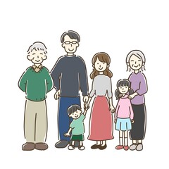 家族のイラスト