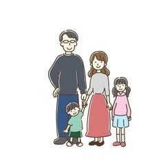 家族のイラスト