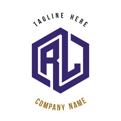 RL lettering logo is simple, easy to understand and authoritative