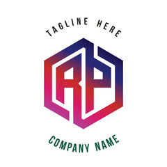 RP lettering logo is simple, easy to understand and authoritative