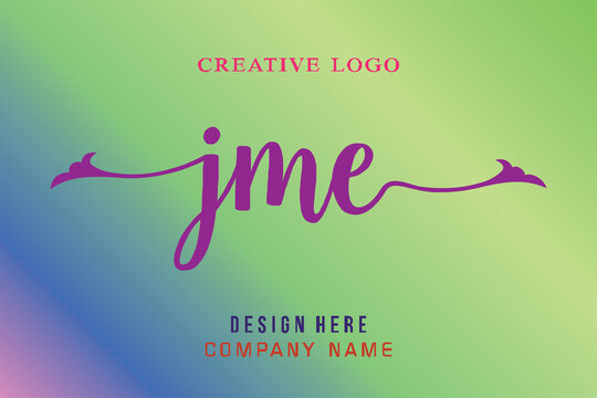 JME lettering logo is simple, easy to understand and authoritative