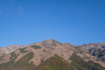 静岡県富士宮市朝霧高原からの毛無山