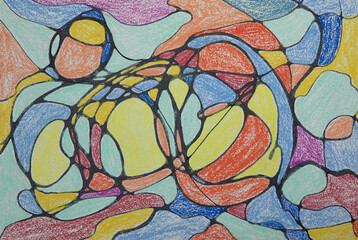 Abstract, textured, pensil, oil pastel, hand painted, background