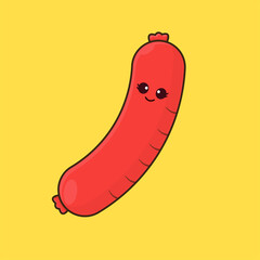 Cute Sausage Illustration