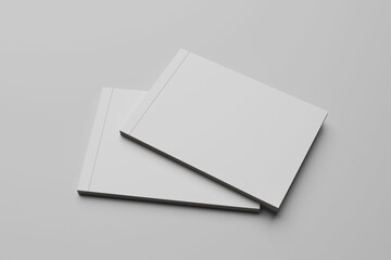 Landscape book cover mockup