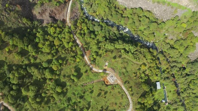 Aerial, Dashbashi Canyon, Georgia