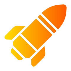missile gradient icon