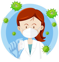 Covid 19 testing with antigen test kit