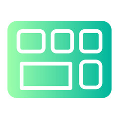 army food gradient icon