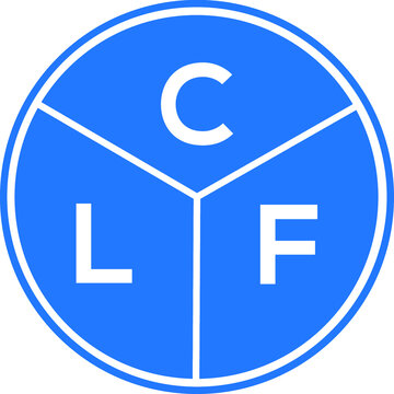 CLF letter logo design on White background. CLF creative Circle letter logo concept. CLF letter design. 
