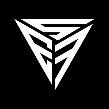 Letter SEF Triangle Logo Design Concept