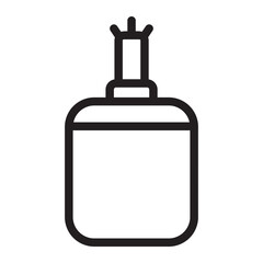 Obraz premium landmine line icon