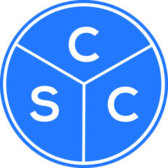 CSC letter logo design on black background. CSC  creative initials letter logo concept. CSC letter design.