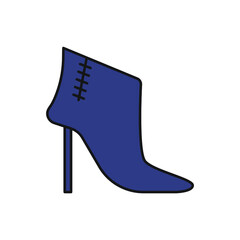 women shoes vector for symbol icon website presentation