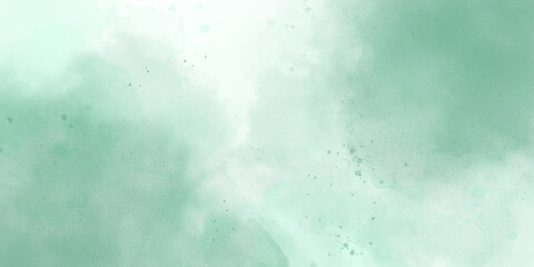 Tiffany blue hand drawn soft spot watercolor paint paper texture background. Beautiful abstract watercolor background with blot stain. abstract blue watercolor painting textured design on white paper