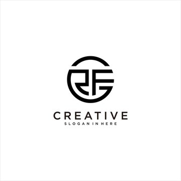 creative letter RFG logo deign, GRF vector logotype