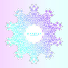 gradient mandala vector for beautiful design