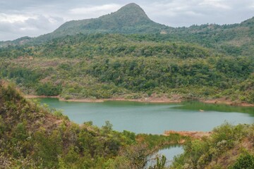 Scenic view of Kirandich Dam in Baringo County, Kenya