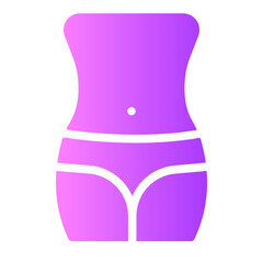 lose weight gradient icon