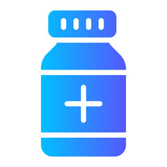 Fototapeta premium pill gradient icon