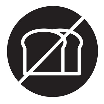 Low Carb Diet Glyph Icon