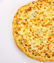 Italian traditional Pizza four cheeses