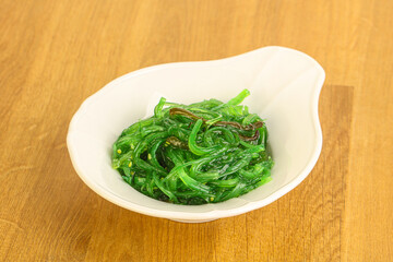 Japanese traditional seaweed salad Chukka