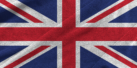 Fototapeta premium UK flag wave isolated on png or transparent background,Symbols of UK , template for banner,card,advertising ,promote, TV commercial, ads, web design, illustration